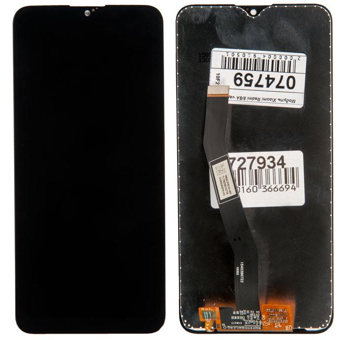 Дисплей для Xiaomi Redmi 8 / Redmi 8A + тачскрин (черный), Full ORIG