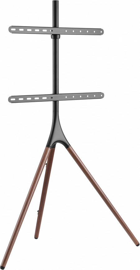 Подставка для телевизора Cactus CS-ST1246BKWN, 45-65", напольный, макс. 32кг, черный/орех