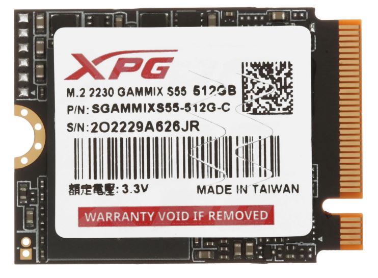 Накопитель SSD M.2 NVMe 512Gb ADATA XPG Gammix S55