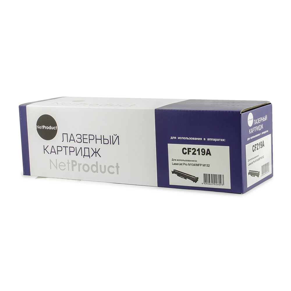 Драм-юнит совместимый NetProduct N-CF219A (HP LJ Pro M104/MFP M132), 12K, с чипом