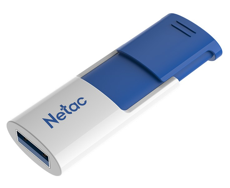 Флеш накопитель 512Gb USB 3.0 Netac U182 (NT03U182N-512G-30BL), бело-синяя