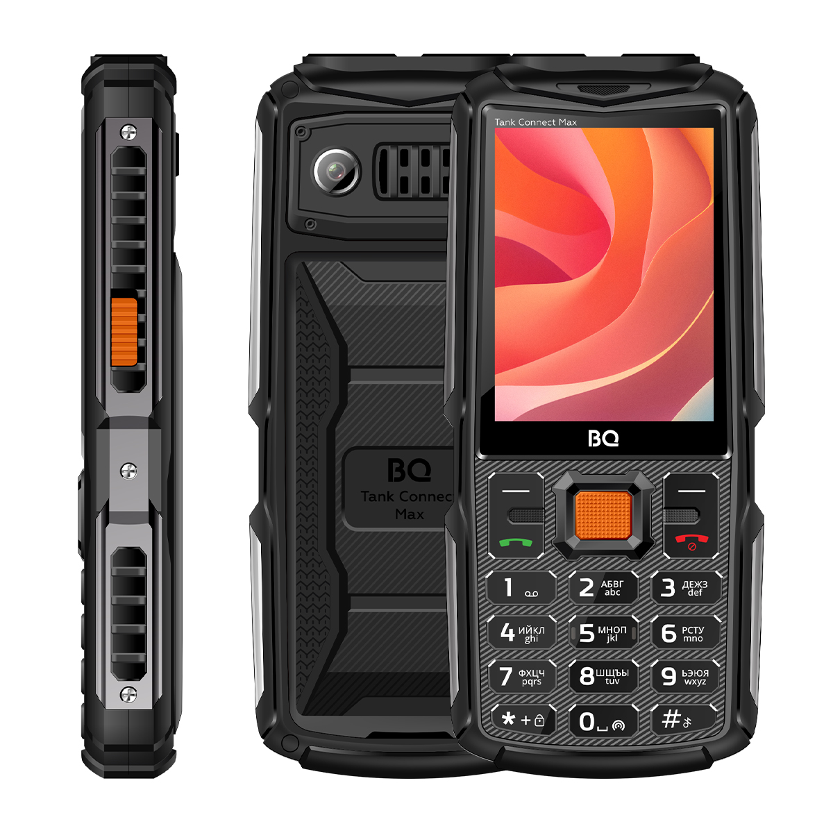 Мобильный телефон BQ-2830L Tank Connect Max Black+Gunmetal