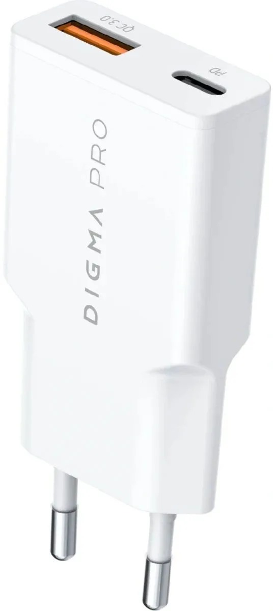 Универсальное СЗУ Digma Pro DPW3A 30W 3A(USB-C), белый