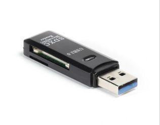 Картридер внешний Smartbuy SBR-750-B , USB 3.0