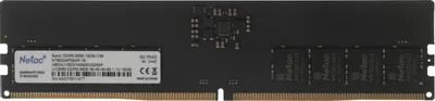 Модуль памяти DDR5 16Gb PC5-44800 5600MHz Netac NTBSD5P56SP-16 Basic