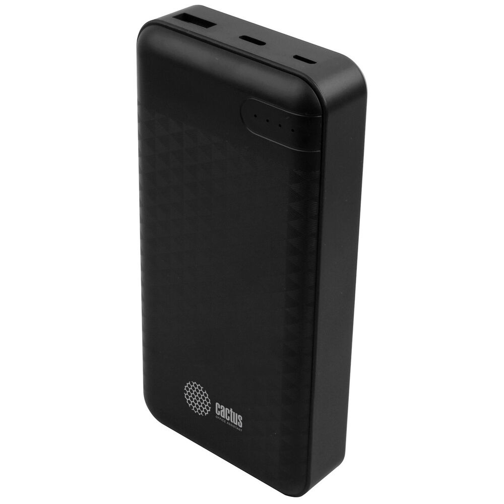 Портативный аккумулятор Cactus CS-PBFSET-20000, 20000mAh, черный