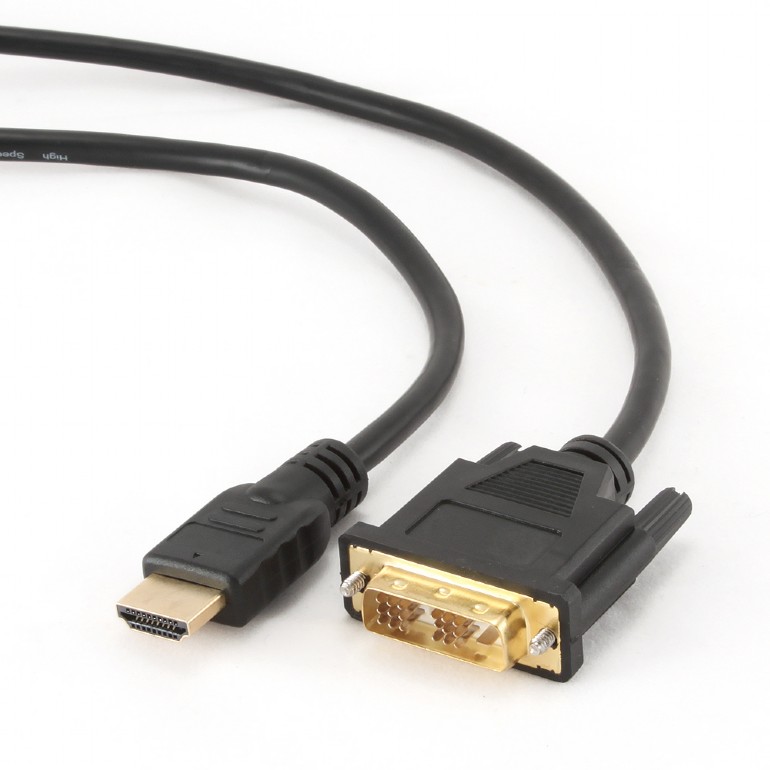Кабель HDMI - DVI, 3.0m, Cablexpert CC-HDMI-DVI-10