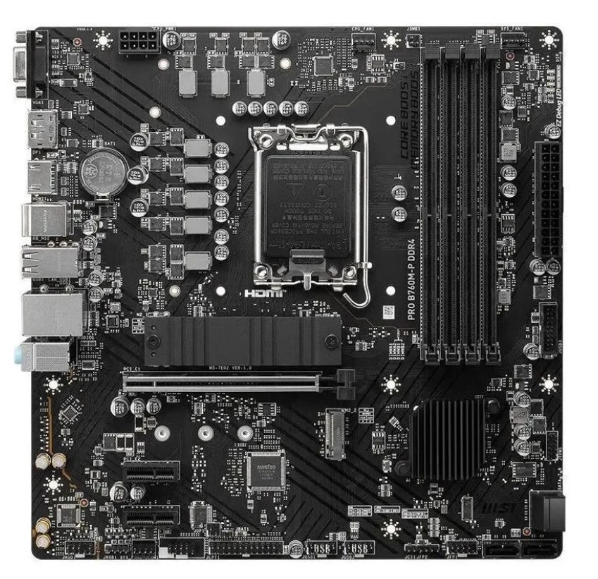 Материнская плата Socket 1700 MSI PRO B760M-P DDR4