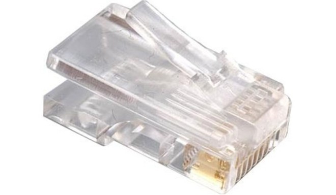 Коннектор Cablexpert RJ-45 8P8C) PLUG3UP6/5 универсальная кат.5e, контакты 6 микрон (уп. 100шт.)