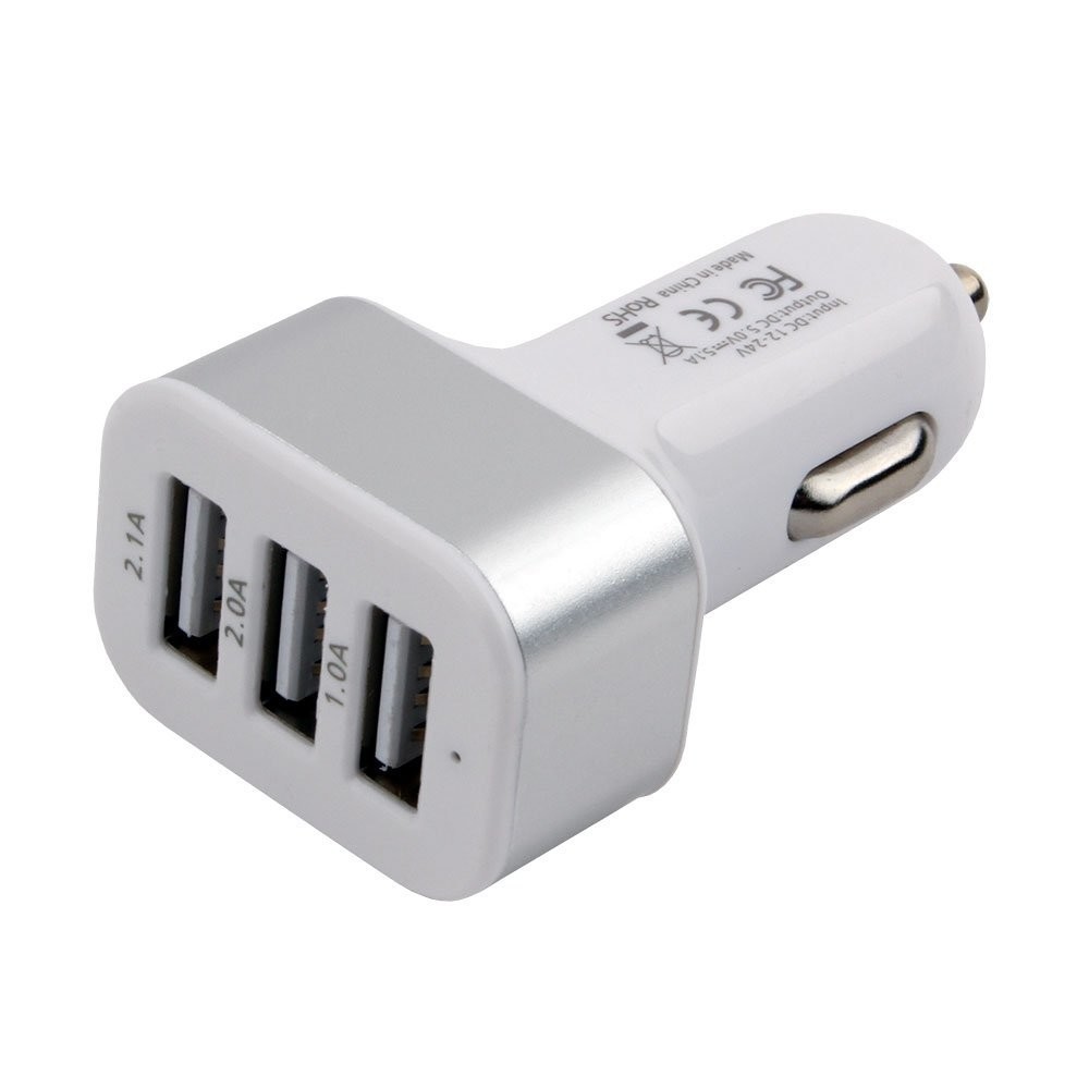 Автомобильное ЗУ Cablexpert MP3A-UC-CAR17 (12-24 В, 3 USB, 2.1A)