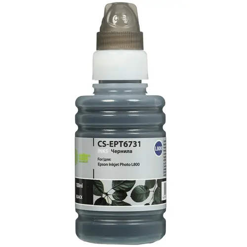 Чернила Cactus CS-EPT6731 черный 100мл для Epson L800/L810/L850/L1800