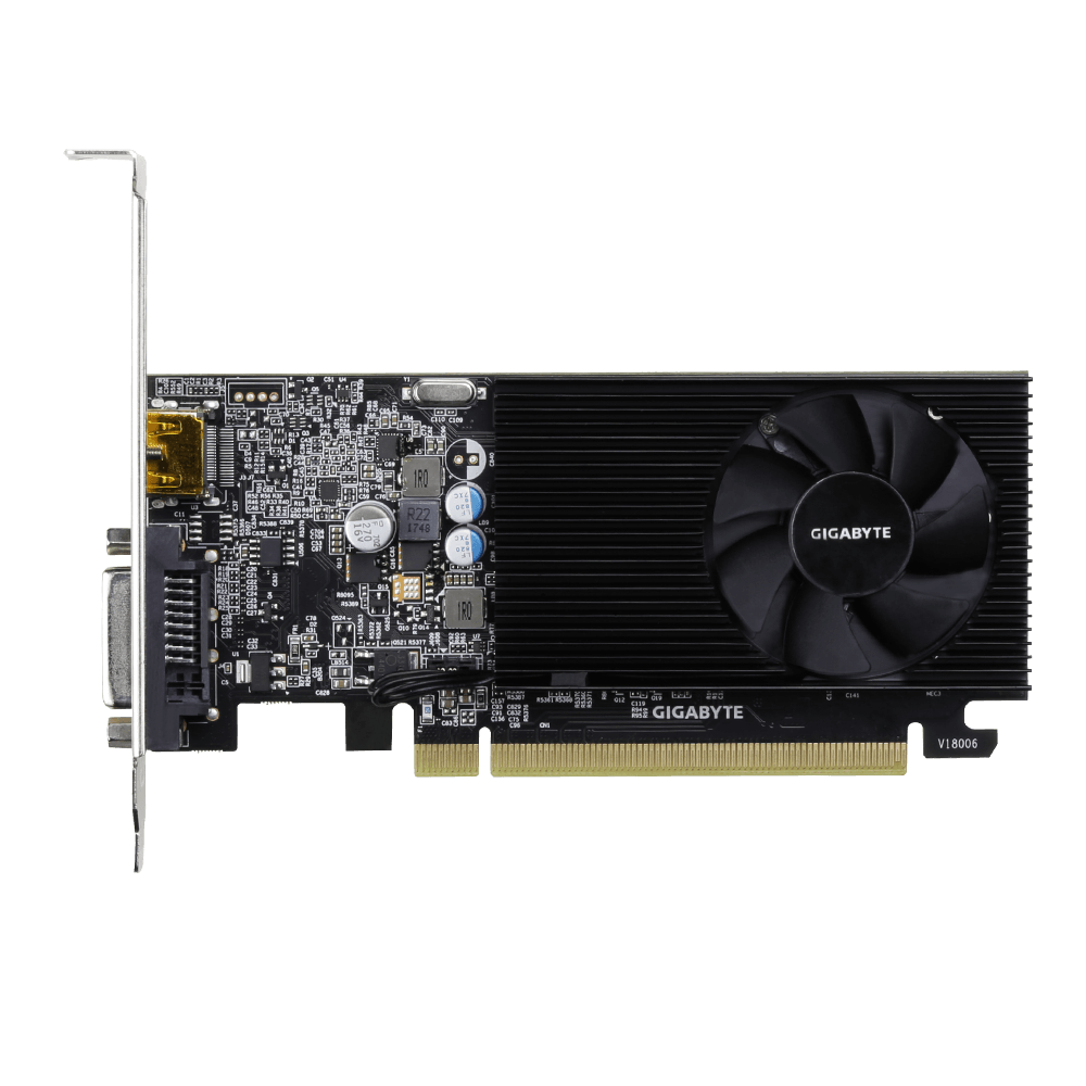 Видеокарта PCI-E 3.0 2Gb GeForce GT 1030 Gigabyte GV-N1030D4-2GL