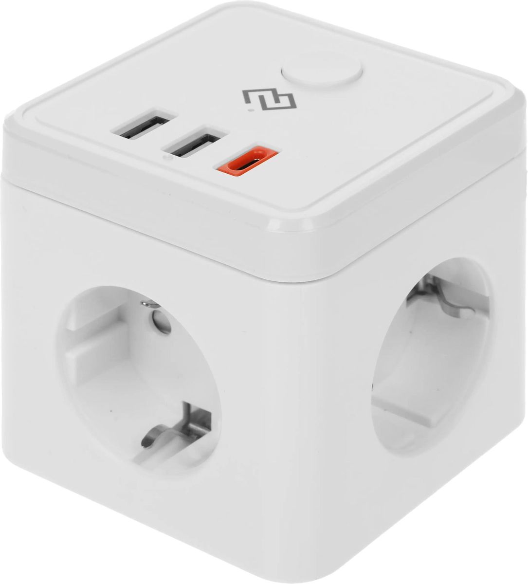 Умная розетка Digma DiPlug Cube 1 EU Wi-Fi (DPC13S), белый