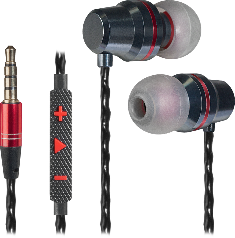 Гарнитура Defender Tanto черный+серый