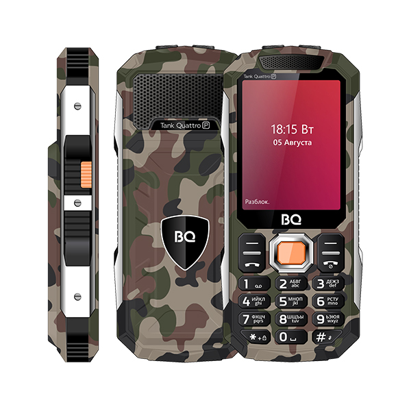 Мобильный телефон BQ-2817 Tank Quattro Power Camouflage Quattro SIM