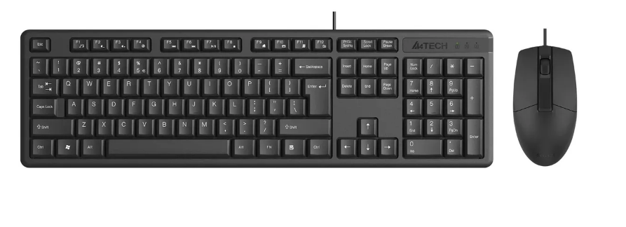 Комплект клавиатура+мышь A4Tech KR-3330S черный
