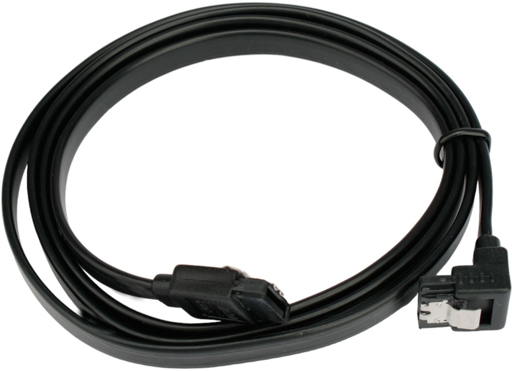 Кабель сигнальный SATA Cablexpert CC-SATAM-DATA90-BL-100CM, 100см