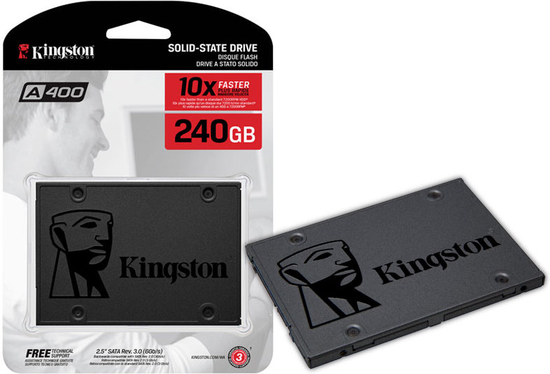 Накопитель SSD SATA 2,5" 240Gb Kingston SA400S37/240G