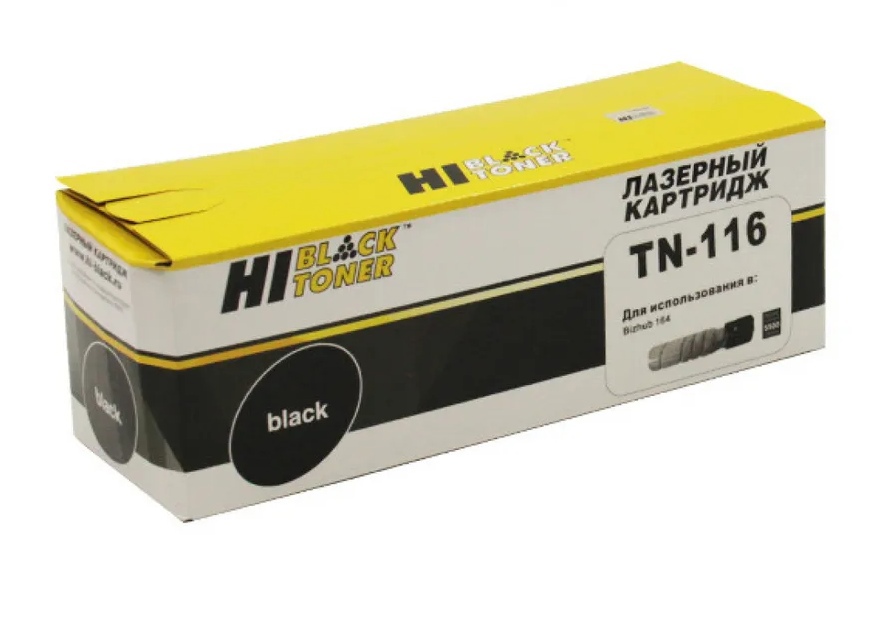 Тонер-картридж совместимый Hi-Black HB-TN-116/TN-118 для Konica Minolta (164/184/195//215/235) 5,5k