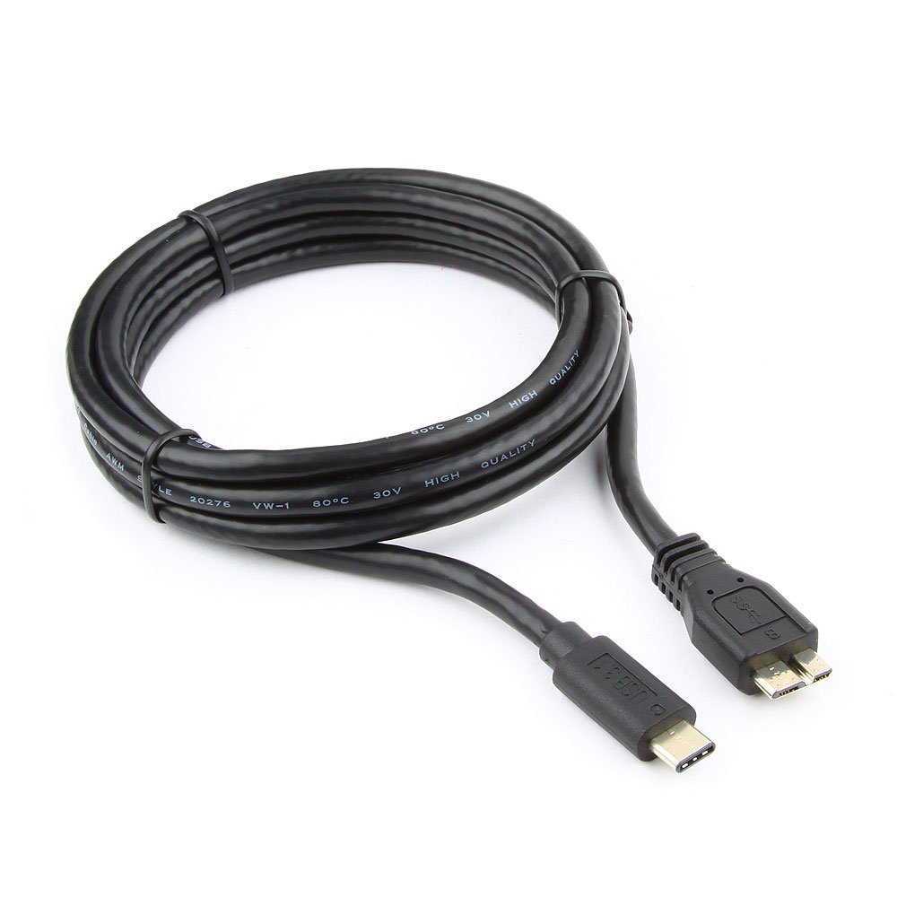 Кабель USB Type-C - microB, 1.8m, Cablexpert CCP-USB3-mBMCM-6