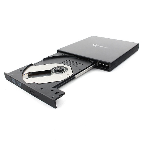 Оптический привод внешний DVD-RW USB 2.0 Gembird DVD-USB-02 черный