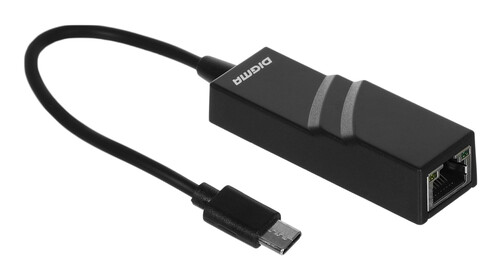 Проводной сетевой Type-C LAN адаптер Digma D-USBC-LAN100, RJ45 100Mbps