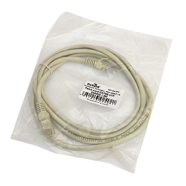 Патчкорд UTP DeTech 2M CAT5E