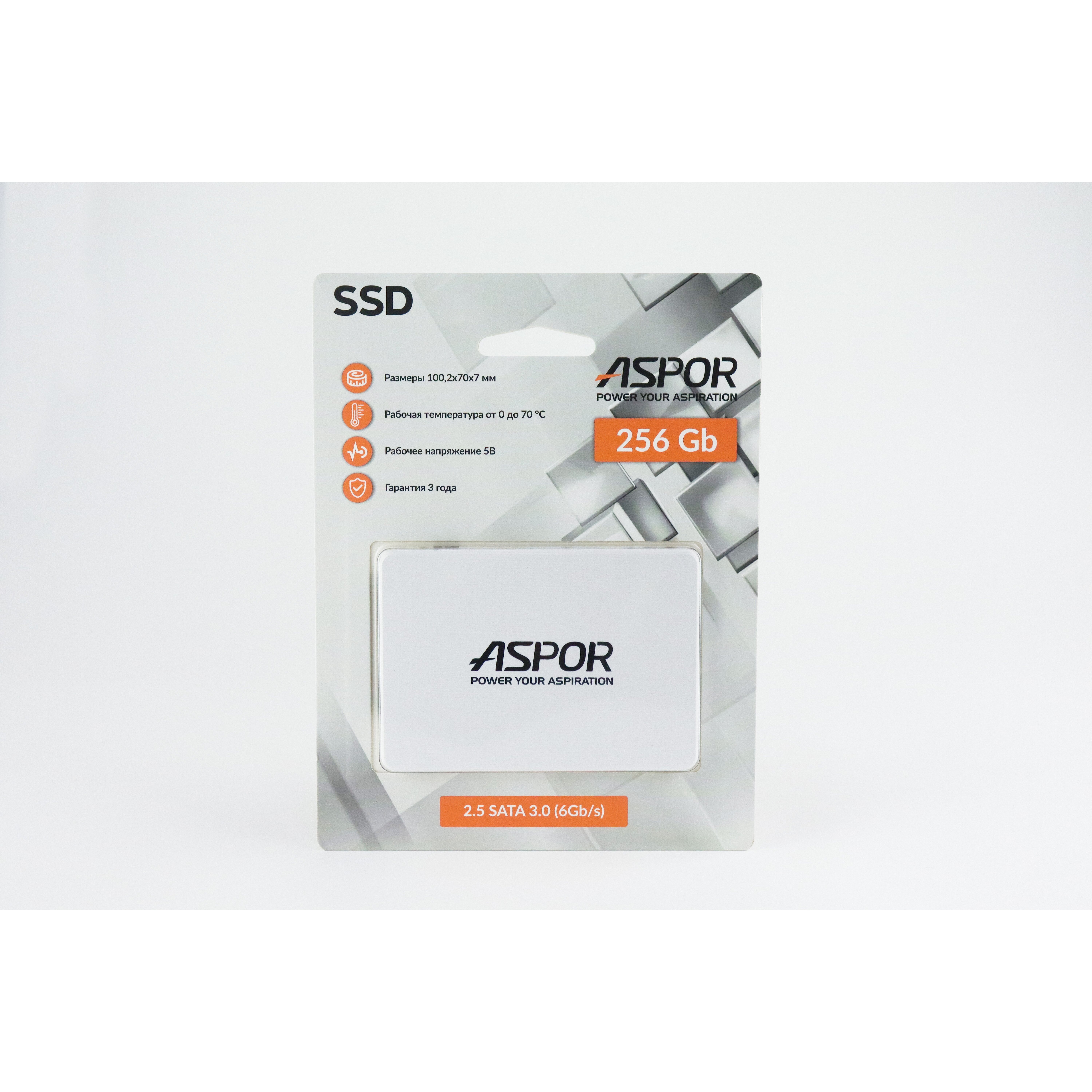 Накопитель SSD SATA 2,5" 256Gb Aspor
