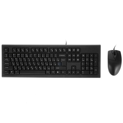 Комплект клавиатура+мышь A4Tech KR-8520D черный
