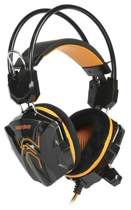 Гарнитура игровая Smartbuy RUSH SNAKE (SBHG-1100), черный-оранжевый