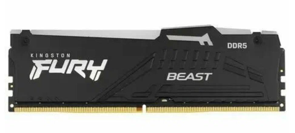 Модуль памяти DDR5 32Gb PC48000 6000MHz Kingston Fury Beast Black AMD (KF560C36BBE-32)