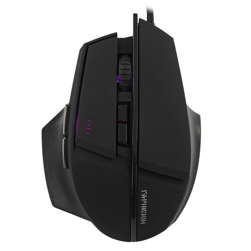 Мышь проводная игровая Гарнизон GM-740G "Альтаир", черный, USB