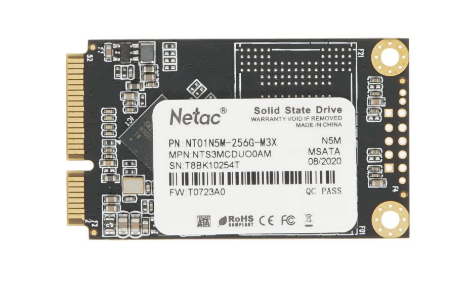 Накопитель SSD mSATA 256Gb Netac N5M NT01N5M-256G-M3X