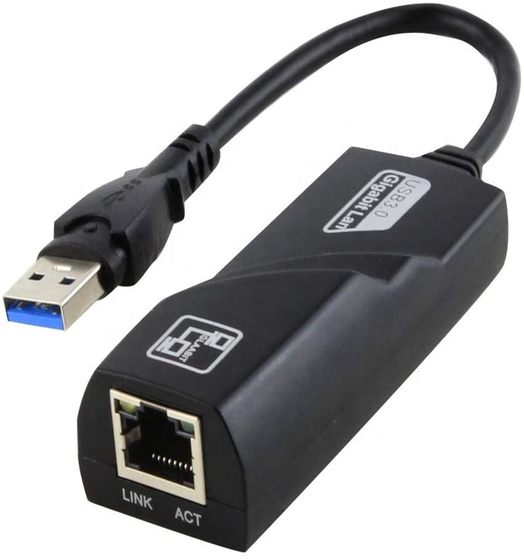 Проводной сетевой USB LAN адаптер RJ45 10/100/1000Mbps USB 3.0