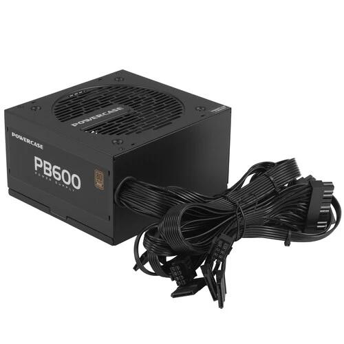 Блок питания 600W Powercase PB600, 80+ Bronze