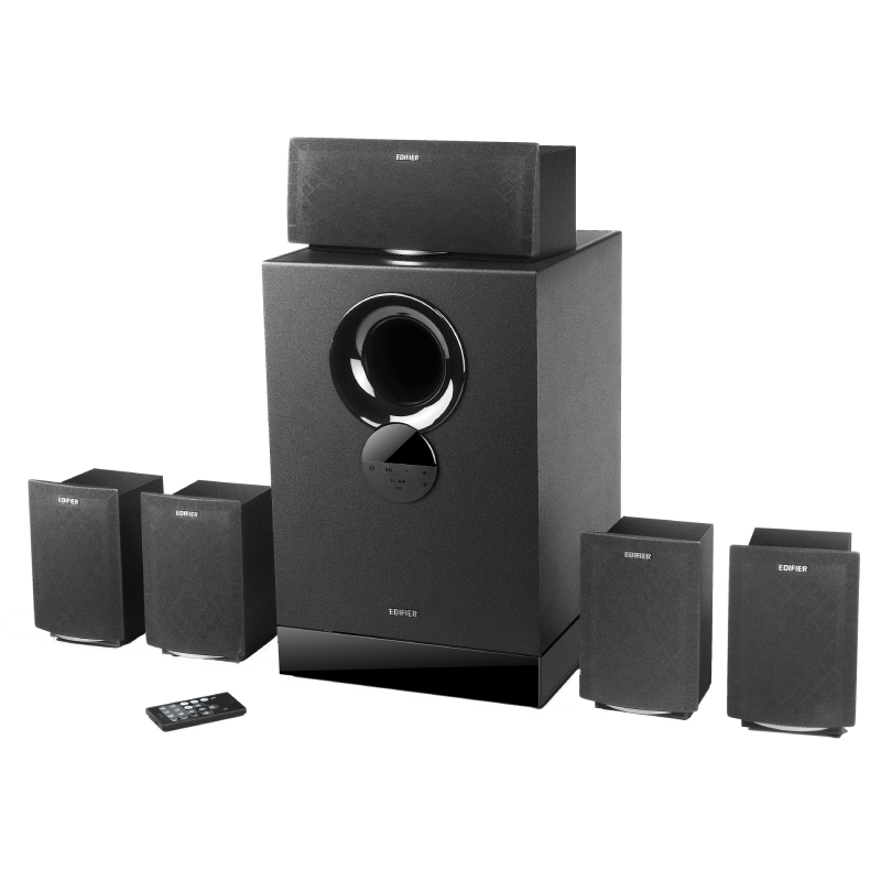 Акустика 5.1 Edifier R501BT, Bluetooth, ПДУ, SD, черный