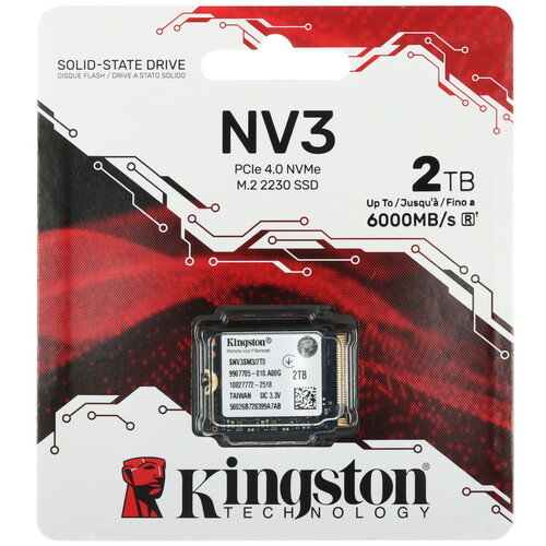 Накопитель SSD M.2 NVMe 2Tb Kingston NV3 SNV3SM3/2T0