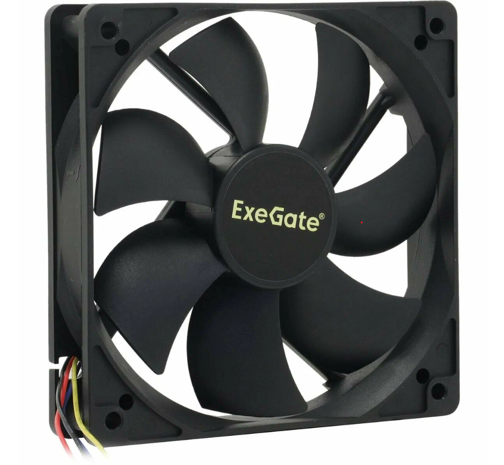 Вентилятор для корпуса Exegate E12025B4P-PWM