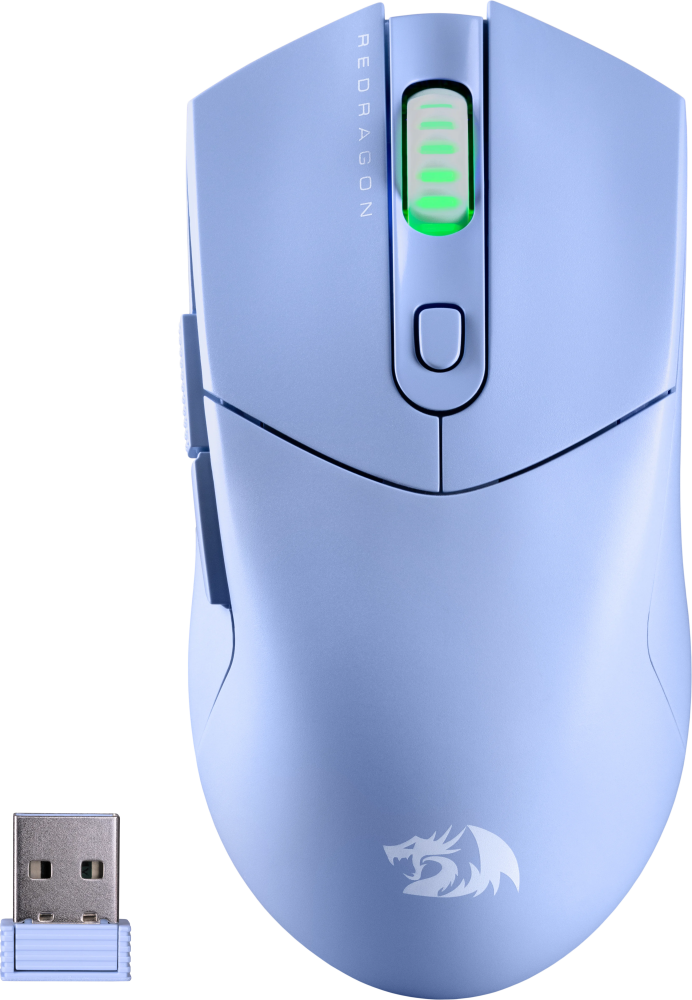 Мышь беспроводная игровая Redragon St4r Pro, BT+2.4G, синий