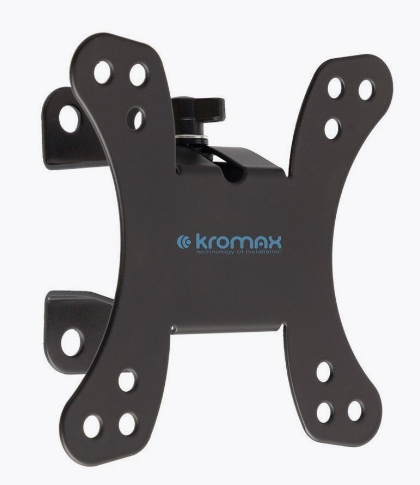 Кронштейн для телевизора Kromax GALACTIC-1 new, 15-32", настенный, поворот и наклон, черный