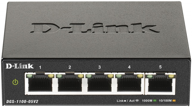 Коммутатор D-Link DGS-1100-05V2/A1A