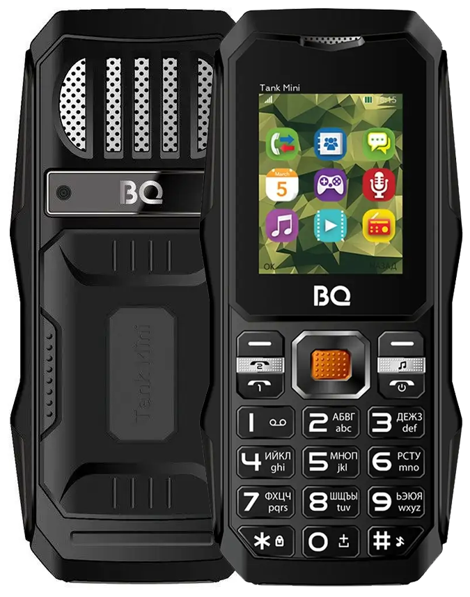 Мобильный телефон BQ-1842 Tank mini Black Dual SIM