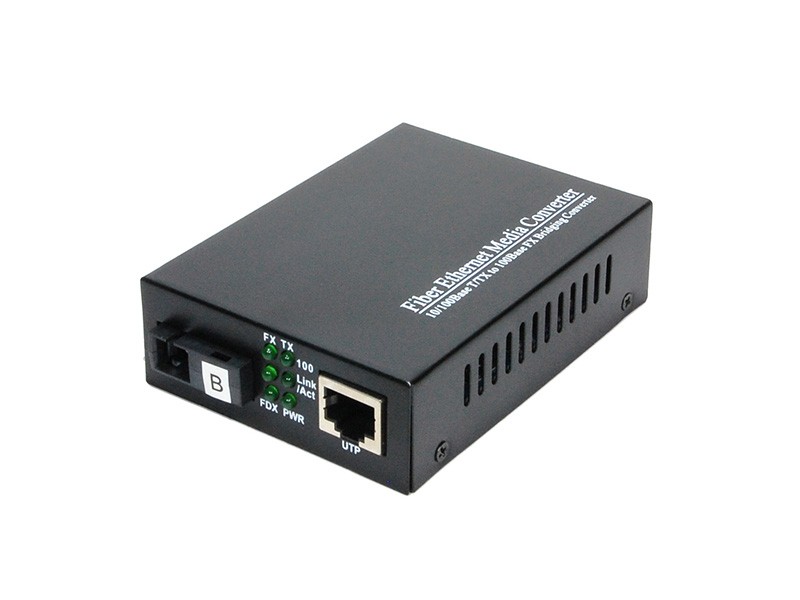 Медиаконвертер BZ-MC-100M-WDM-B-20-S WDM1550/1310нм 20км