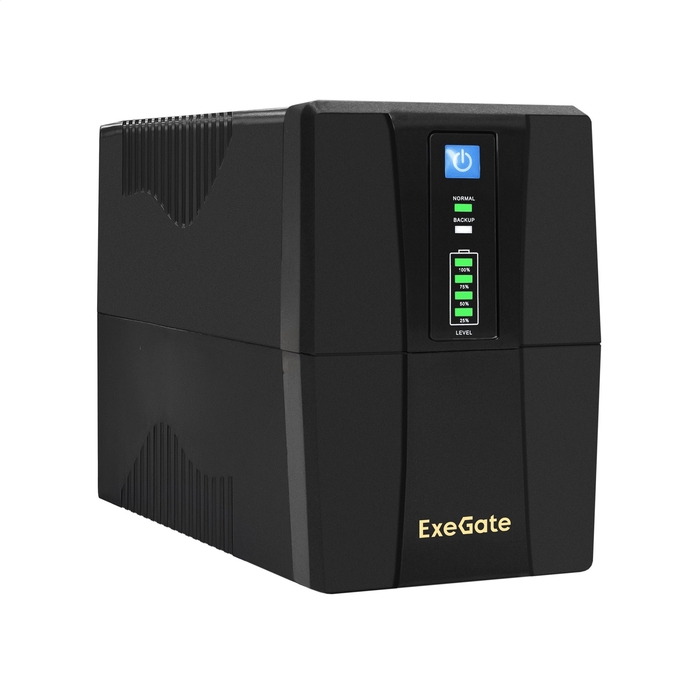 Источник бесперебойного питания ExeGate EX292786RUS Power Back BNB-1000.LED.AVR.2SH.RJ