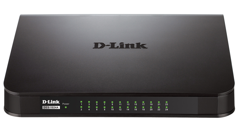 Коммутатор D-Link DES-1024A/E1B, 24port