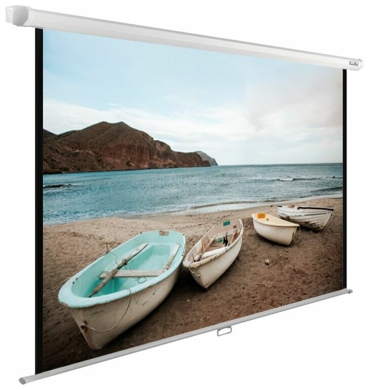 Экран для проектора Cactus 240x240см WallExpert CS-PSWE-240x240-WT 1:1 настенно-потолочный рул. бел.