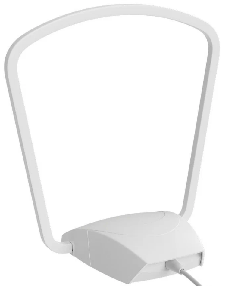 Антенна телевизионная РЭМО BAS-5107-DX Mini Digital 33дБ активная белый