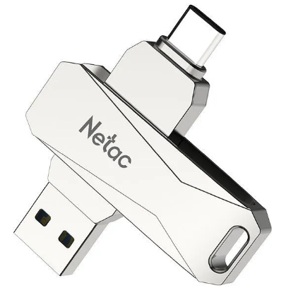 Флеш накопитель 64Gb USB 3.0+TypeC Netac U782C (NT03U782C-064G-30PN)