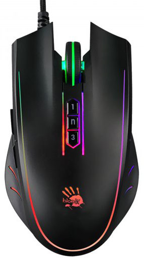 Мышь игровая A4Tech Bloody P81s Curve