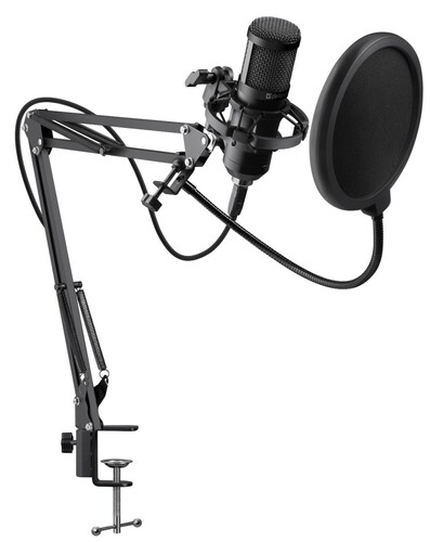 Игровой стрим микрофон Defender Space GMC 450 USB, стойка, провод 1.5 м.